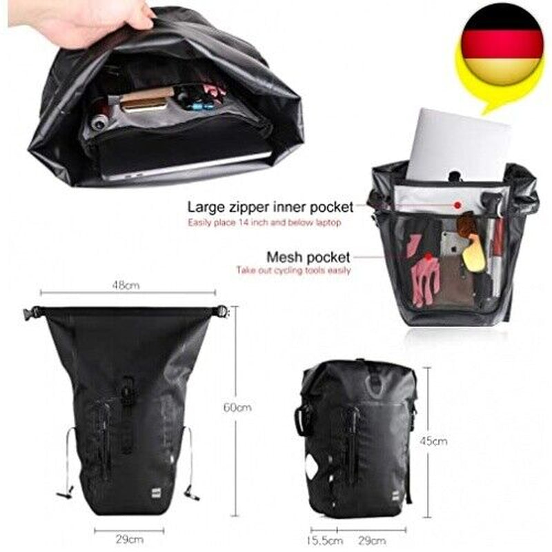 Selighting 3 in 1 Fahrradtasche Gepacktragerta